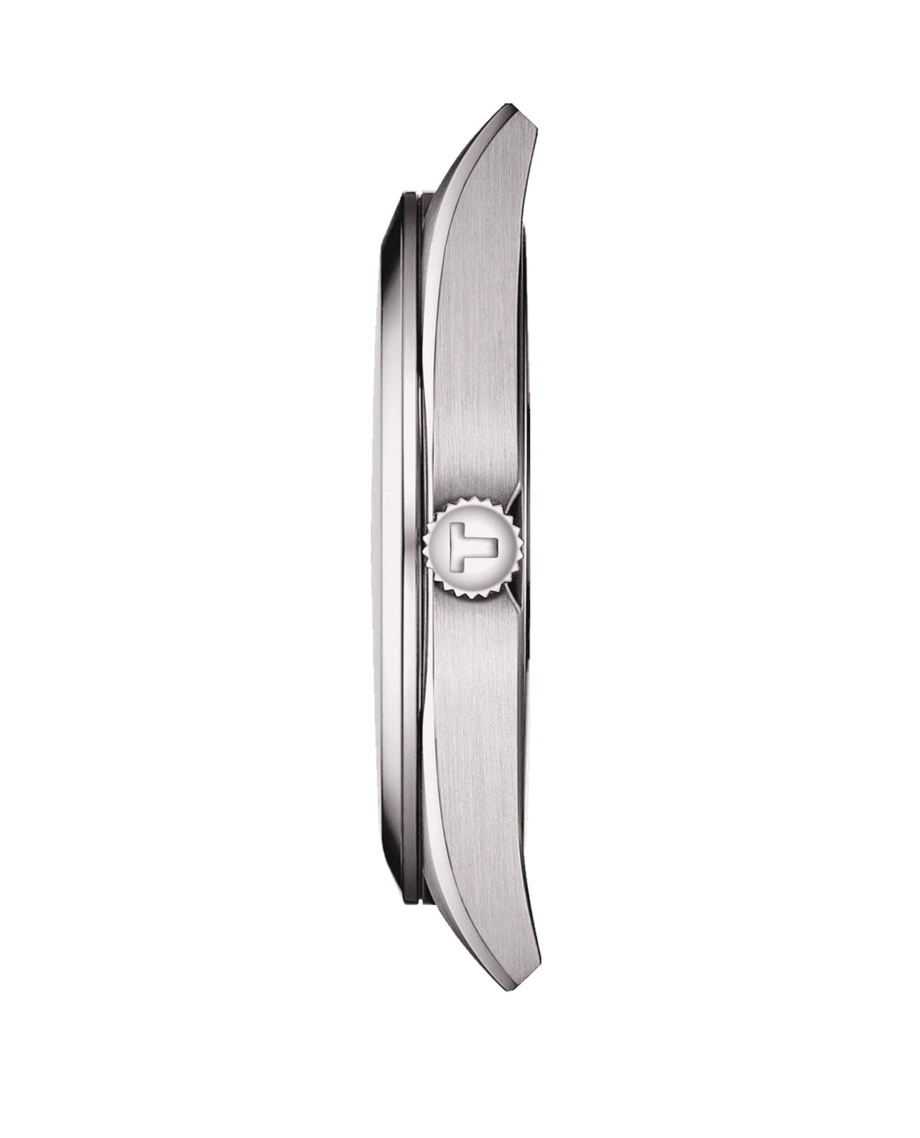 Tissot Tissot Gentleman T127.410.16.041.01, t-classic швейцария мужские часы на браслете кожаный боковой вид